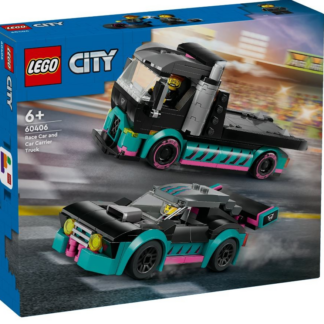 LEGO City 60406 Rennwagen und Abschleppwagen