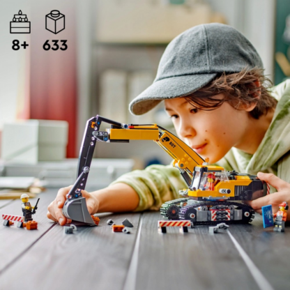 LEGO City 60420 Gelber Bau-Bagger - Image 5