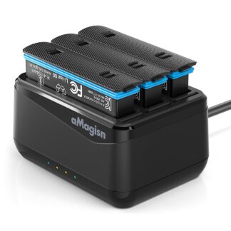 aMagisn - 3 in 1 Insta360 X4 Akku Ladestation