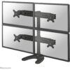 Tischhalterung für vier Flachbildschirme bis 30" (76 cm) 8KG FPMA-D700DD4 Neomounts