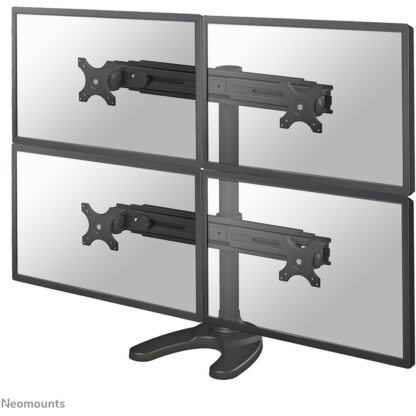 Tischhalterung für vier Flachbildschirme bis 30" (76 cm) 8KG FPMA-D700DD4 Neomounts