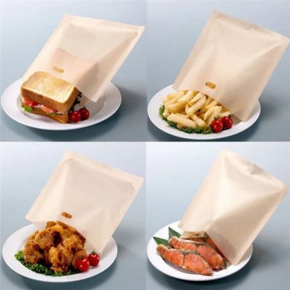 5er Set Anti Haft Beschichtete Toast Beutel - Image 2