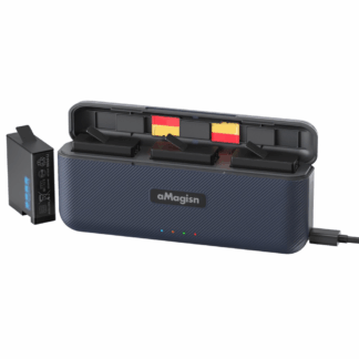 aMagisn - 3 in 1 Akku Ladestation für GoPro Hero 13 Akkus