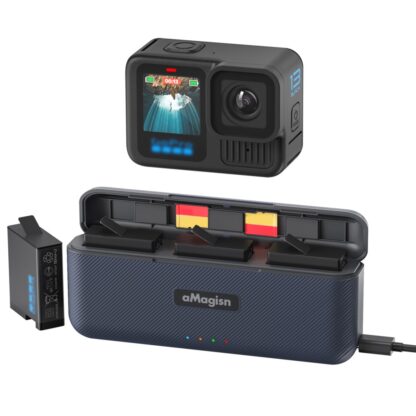 aMagisn - 3 in 1 Akku Ladestation für GoPro Hero 13 Akkus - Image 13