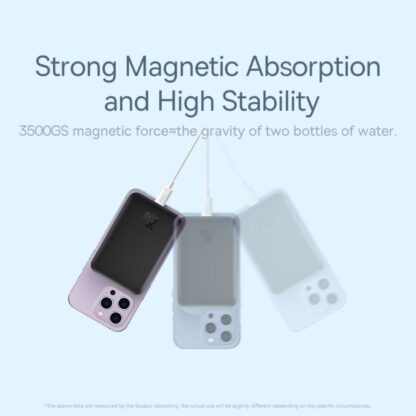 Baseus - Magnetic Mini Air 10000mAh Magsafe Powerbank - Image 11