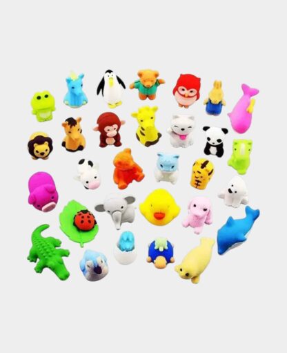 (20er Set) 3D Radiergummi Lustige Schul Radierer – Tiere