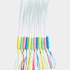 (12er) LED Glasfaser Leuchtstab Party Glow – Bunt