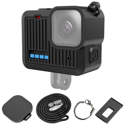 Puluz - GoPro Hero 2024 Silikon Schutzhülle mit Linsenschutz