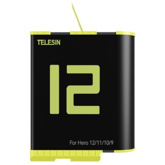 Telesin - GoPro Hero 12 / 11 / 10 / 9 Ersatz Akku BTR-901-B