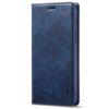 iPhone 11 Pro Leder Buch Etui Tasche mit Kartenfach Blau