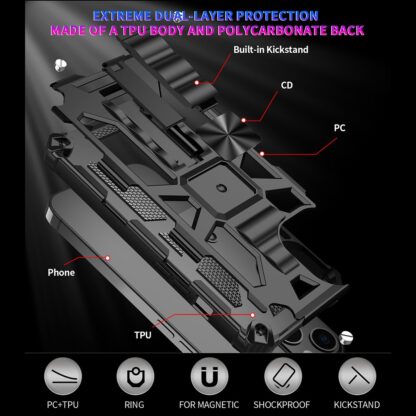 iPhone 13 Mini Armor Kickstand Schutzhülle - Image 5