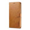 iPhone 14 / 13 Leder Buch Etui Tasche mit Kartenfach Hellbraun
