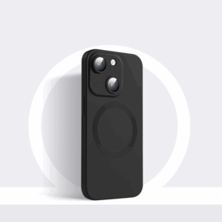 iPhone 15 Plus MagSafe Silikon Cover mit Kameraschutz Glas