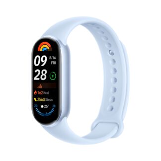 Xiaomi Smart Band 9 Arktis Blau | Smartband | Bluetooth 5.4, 233 mAh, 1,62", 5 ATM, Beschleunigungssensor, Gyroskop, PPG-Sensor