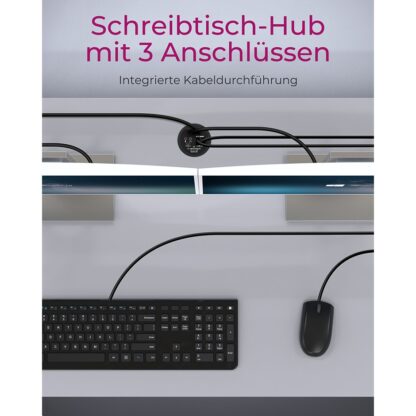 HUB Tisch-Hub mit 2 Kartenlesern. Audio Ein-/Ausgang. Ladefunktion und LED ICY BOX - Image 7