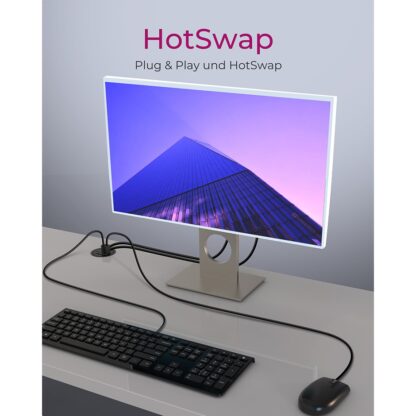 HUB Tisch-Hub mit 2 Kartenlesern. Audio Ein-/Ausgang. Ladefunktion und LED ICY BOX - Image 8